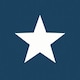 image 1 of World of Wallpaper Star Wallpaper - Navy/White - 32.1ft x 21in Blue