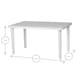 image 3 of Resol Olot 4 Seater Dining Set - White | White | White