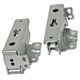 image 3 of SPARES2GO Integrated Door Hinge Pair compatible with Ikea Fridge Freezer 3362 3363 5.0 41,5 Silver