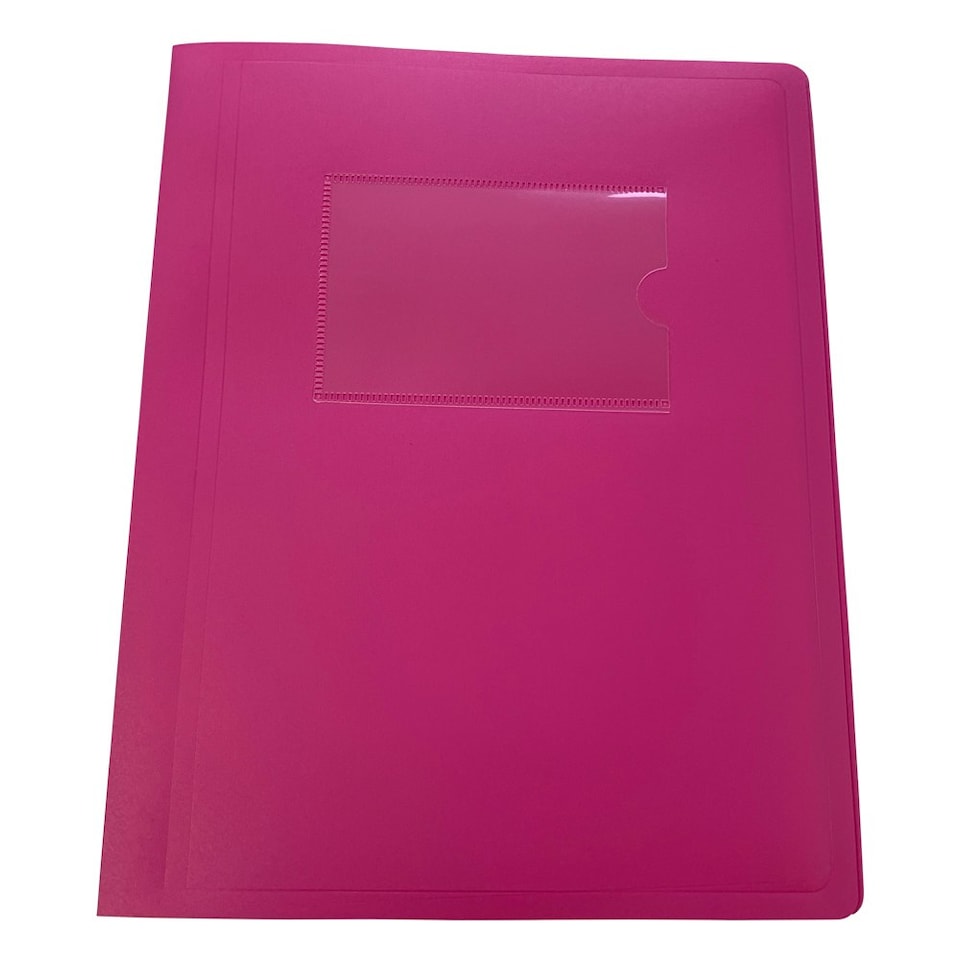 image 1 of A5 Pink Flexible Cover 40 Pocket Display Book