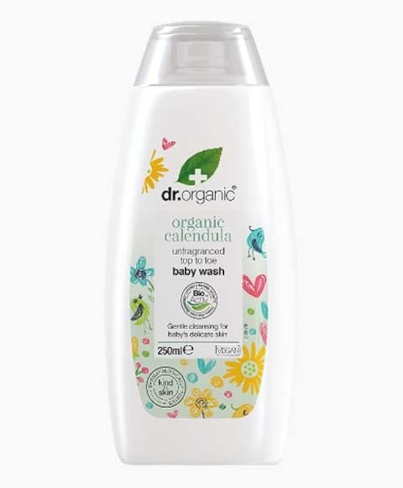 Dr Organic Organic Calendula Unfragranced Baby Wash