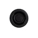 image 1 of Balterley Round Kitchen Sink Strainer Waste without Overflow, Top Fix Installation | Black | Matt Black