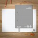 image 3 of Pack of 5 Rhino A5+ 160 Pages 8mm Lined with Margin Spiral Softback NoteBooks