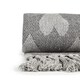 image 4 of Love Collection Recycled Cotton Throw in Grey