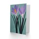 image 2 of Two Purple Crocus Flowers Simple Floral Woman Her Birthday Card