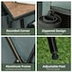 image 5 of Outsunny Camping Cupboard Aluminium Foldable Kitchen Station w/ Carrying Bag