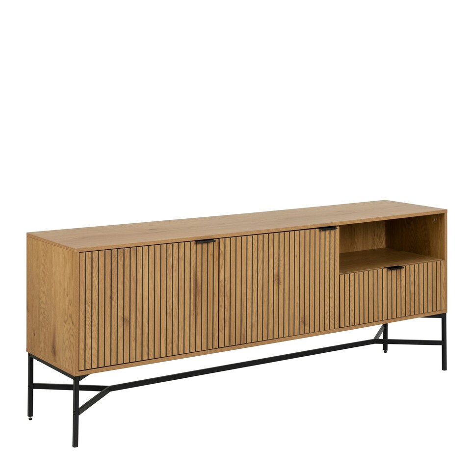 image 1 of Jaipur Sideboard with 2 Doors and 1 Drawer in Wild Oak