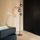 image 2 of PERLAGE 4 Light Multi Arm Floor Lamp Black, In-Built Switch, Non-Dim