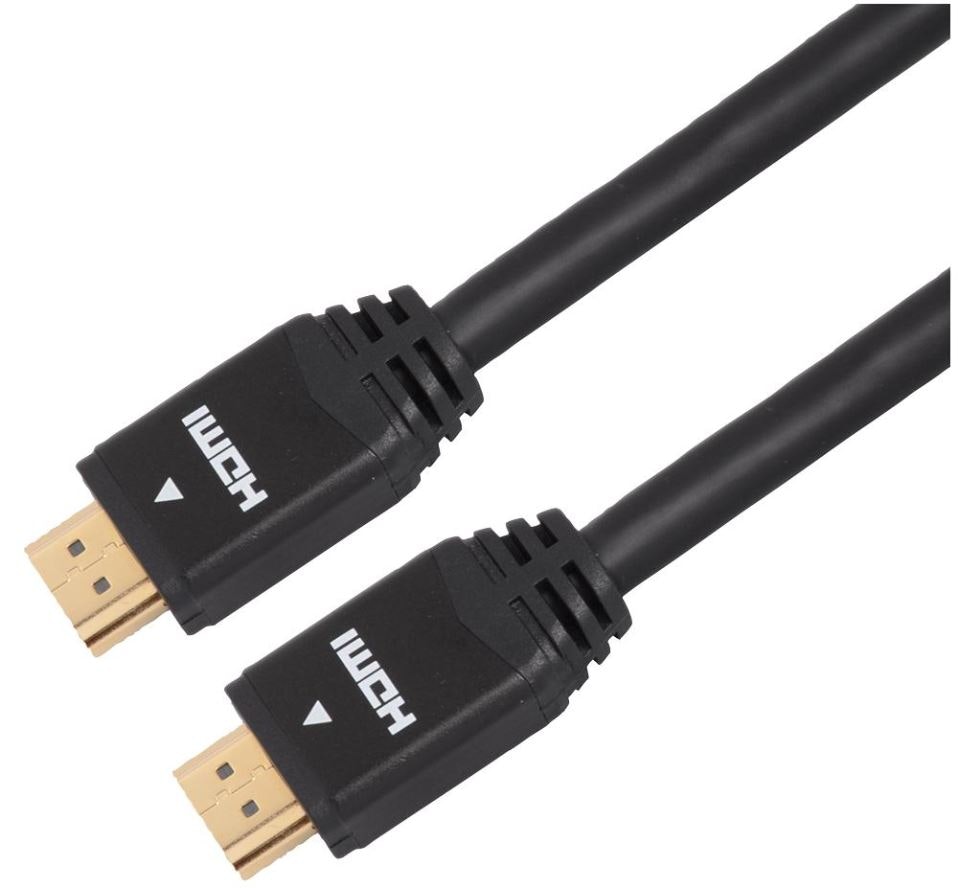 AV STAR - High Speed Active 4K HDMI Lead with Ethernet, Male to Male, 30m Black