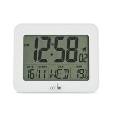 Acctim Otto Superbrite® Digital Bedside Alarm Clock | White | One Size