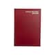 image 1 of Janrax 2025-2026 A4 Day Per Page Burgundy Academic Diary
