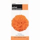 image 2 of Orange Honeycomb Hanging Decoration Puff Ball 40cm