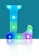 image 3 of Battery Operated RGB Letter   With Remote Control Letter L