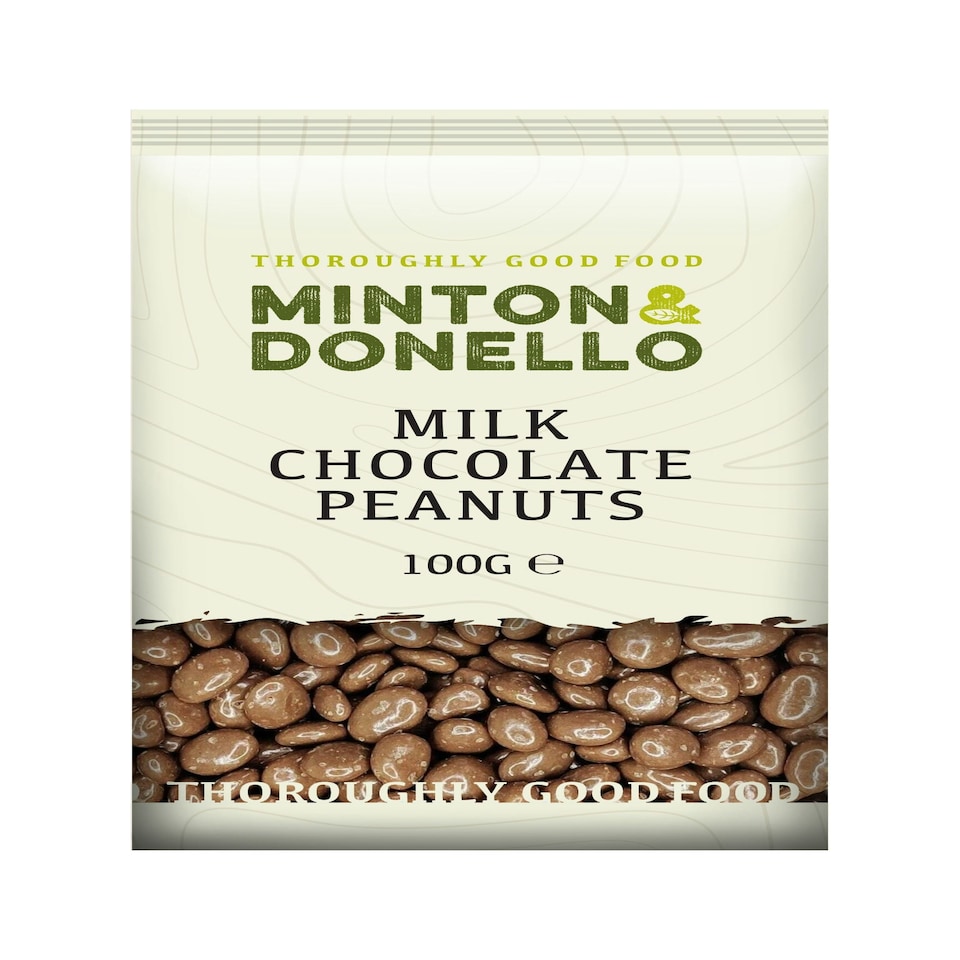 image 1 of Minton & Donello Milk Chocolate Peanuts 6 x 100g