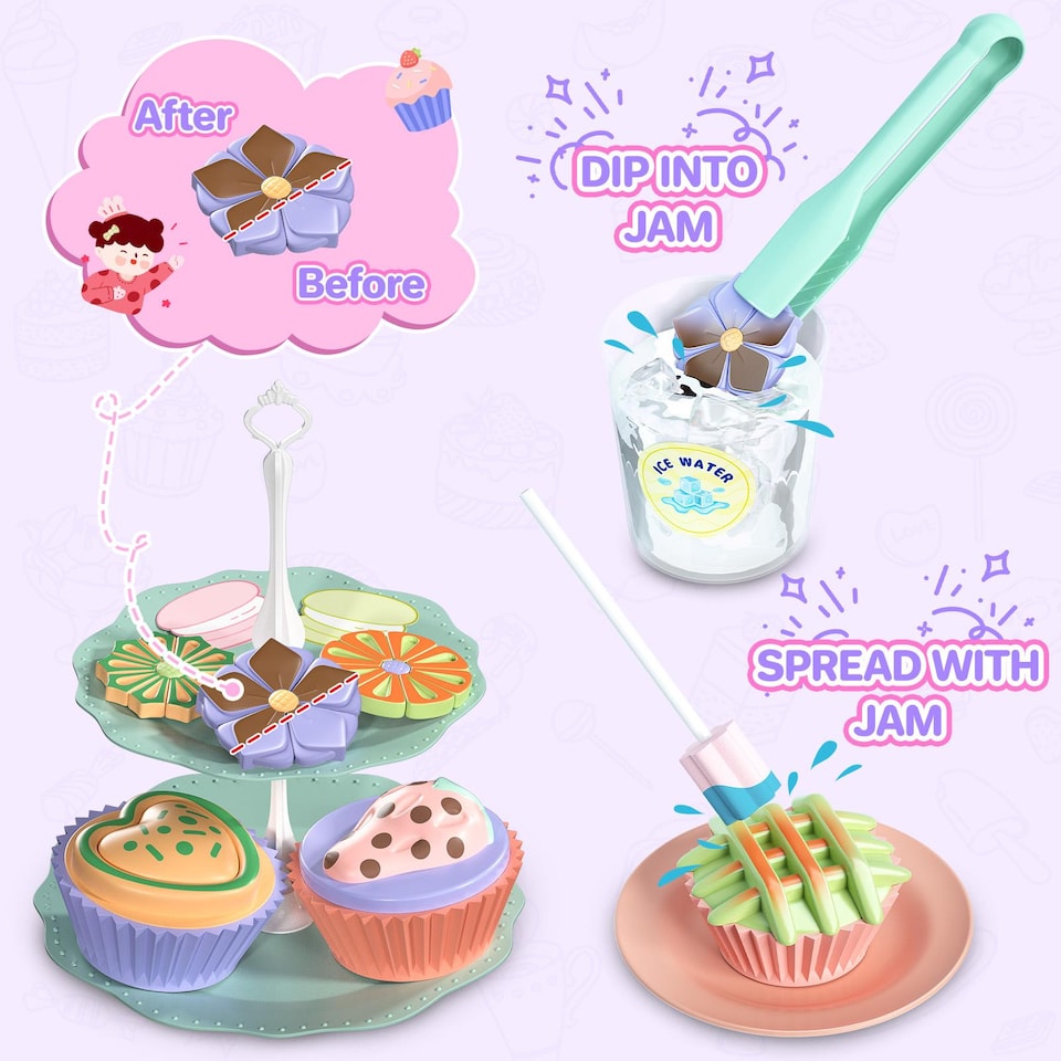 image 1 of 3-in-1 Color Changing Tea Party Set