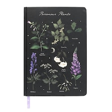 Something Different Poisonous Plants A5 Notebook - Black - 21cm x 14.6cm
