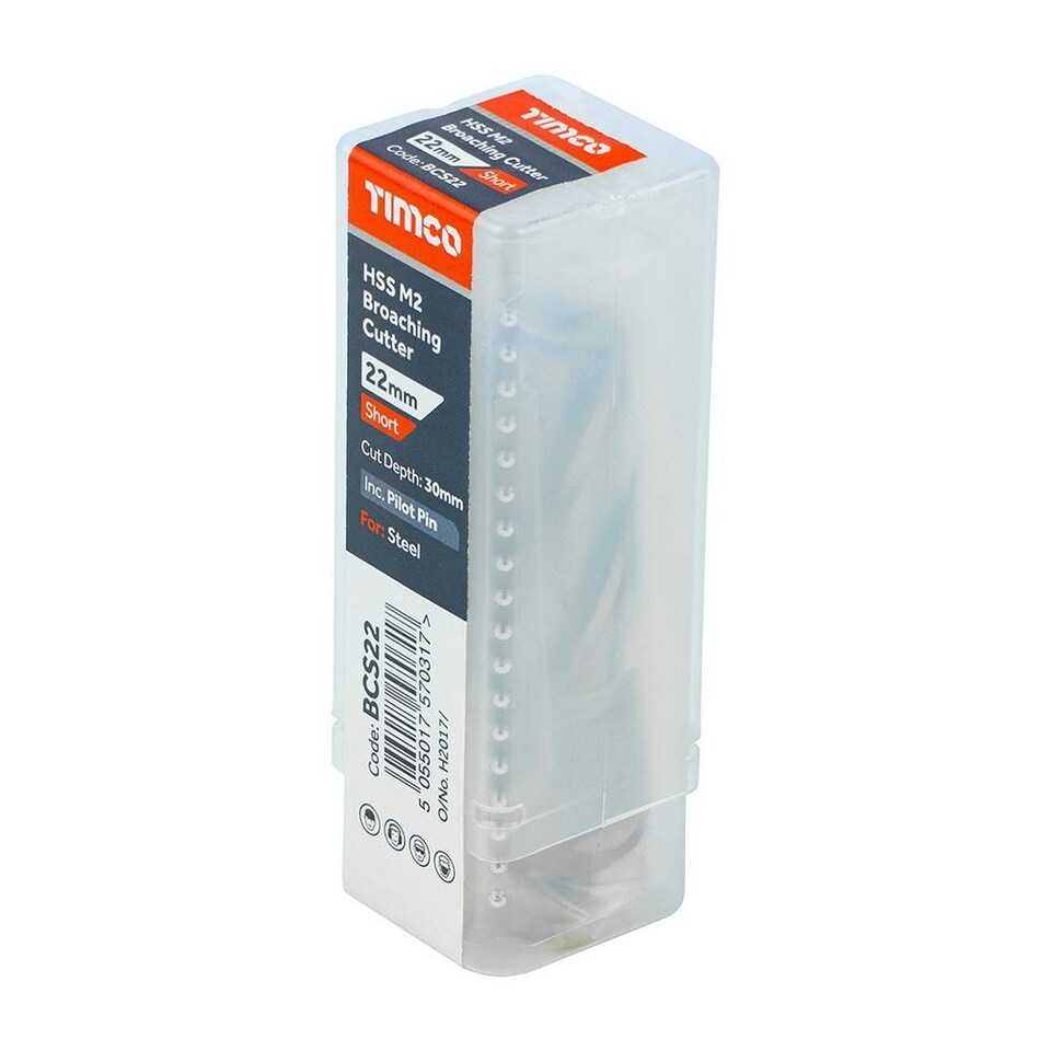 image 1 of Timco - Broaching Cutter - Short (Size 22 x 30 - 1 Each)