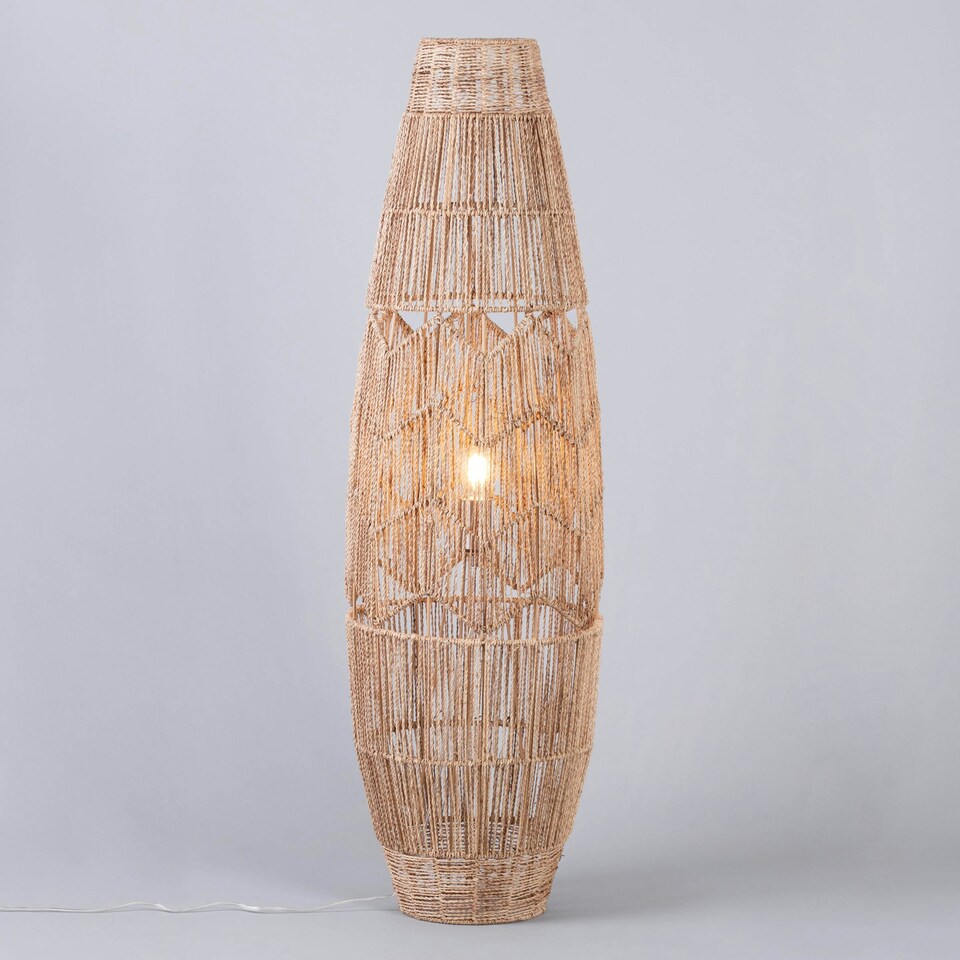image 1 of BHS Jute String Floor Lamp, Natural
