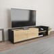 image 4 of Deorotika Modern Krog TV Unit for TV's up to 47' Inches with Cabinets and Open Shelves