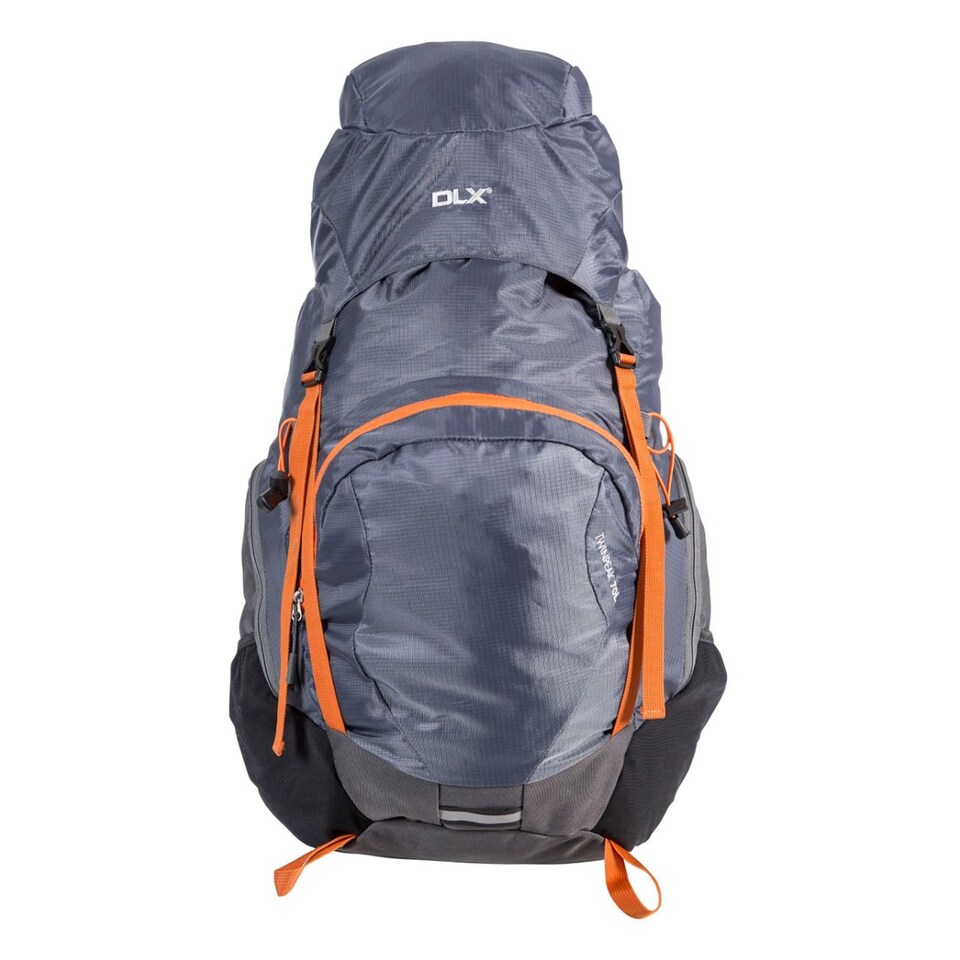 image 1 of Trespass Twinpeak70 DLX Rucksack | Grey | Flint | 1