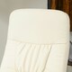 image 9 of HOMCOM PU Leather Armchair and Footrest Swivel Recliner w/ Ottoman Cream White