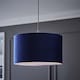 image 2 of ValueLights Reni Medium Navy Velvet Pendant Shade | Blue