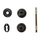 image 1 of Yale Locks P405 Rim Knob - Black - Black Finish Black