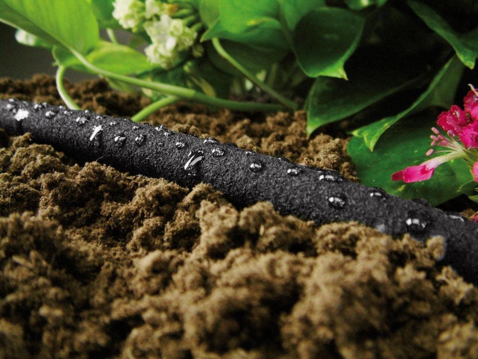 image 1 of Garden Weeping Hose Drip Irrigation Watering Hosepipe 1/2 x 15m, Fits Hozelock