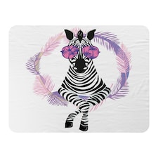 Pink Zebra Blanket | Multi