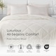 image 2 of Homescapes Australian Wool 400 GSM Heavy Duvet, King | White | King