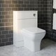 image 3 of Balterley Alrewas Contemporary Floor Standing WC Unit with Coordinating Worktop, Gloss White, 500mm