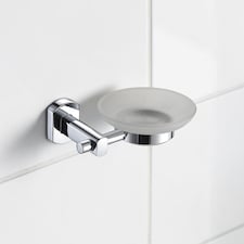 Showerdrape Admiralty Chrome Stainless Steel Wall Mounted Soap Dish | Silver | 1