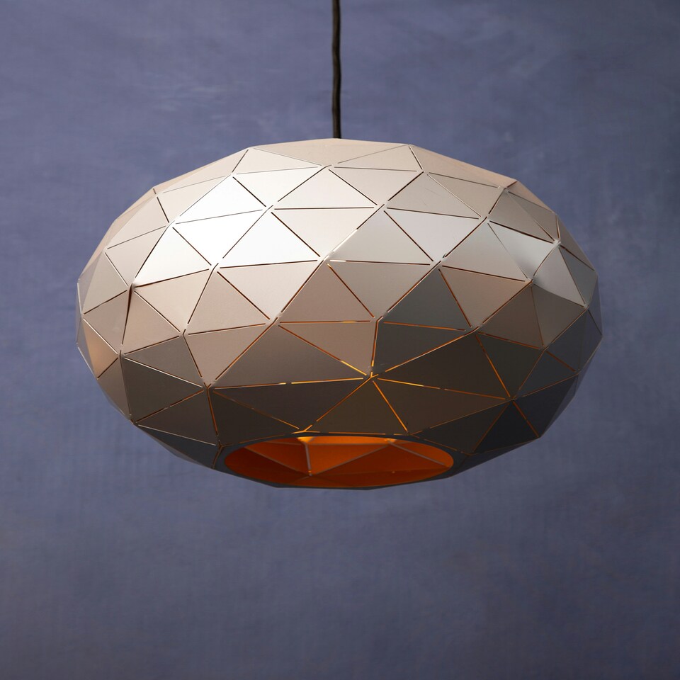 image 1 of Interiors by Premier Silver Finish Pendant Light