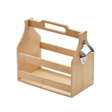 MidOcean Bamboo 6 Bottles Cabas Beer Caddy - Wood - One Size | Brown | One Size