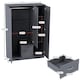 image 3 of Vida Designs Riano 3 Door 2 Drawer Mirrored Wardrobe With Shelf & Clothes Rail, Grey