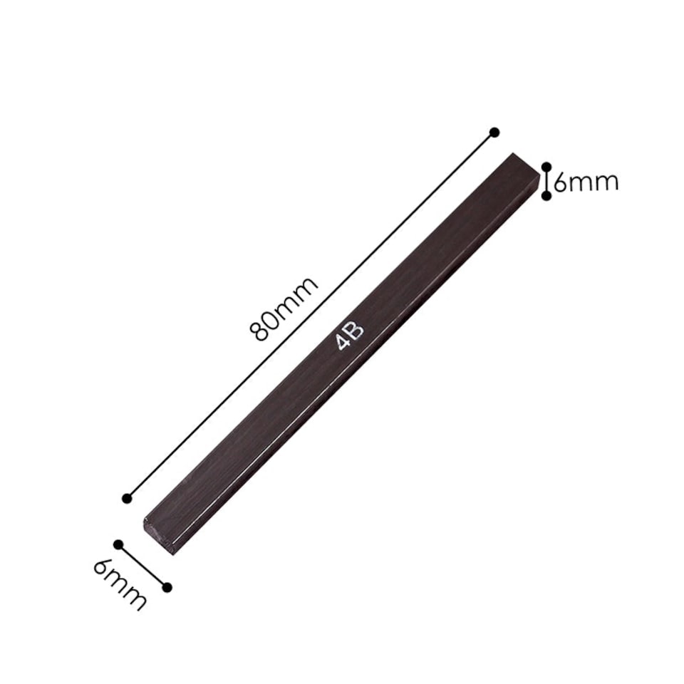 image 1 of Pack of 6 Compressed Graphite Stick Set