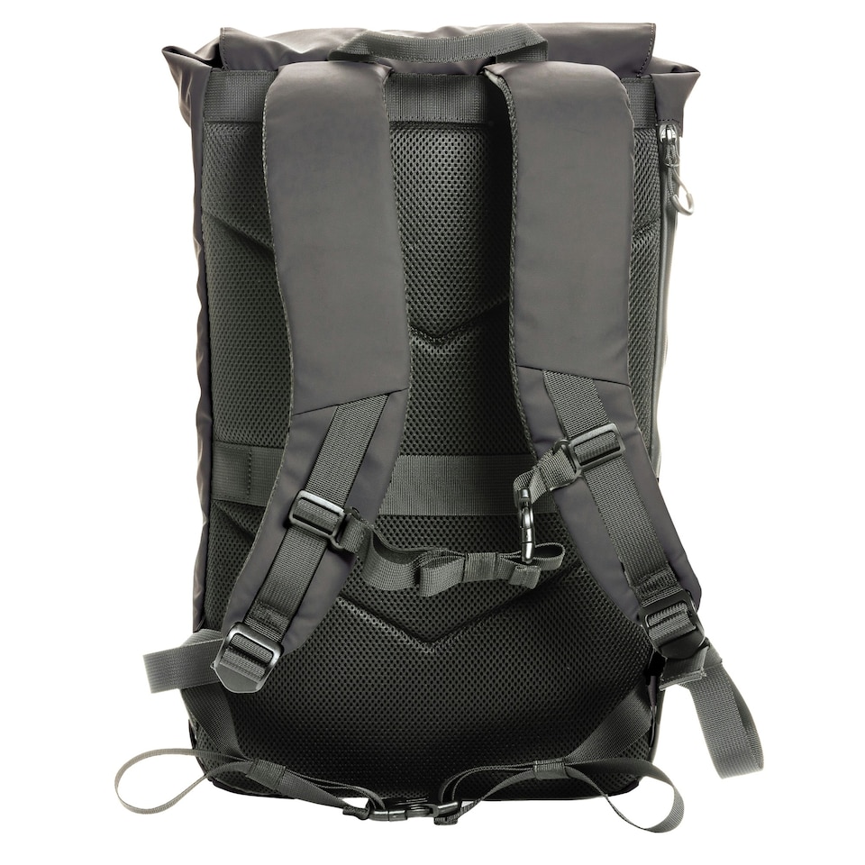 image 1 of XD Collection Impact Aware Flap Top RPET Water Resistant Laptop Backpack - Anthracite - One Size | Grey