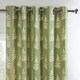 image 7 of Esher Eyelet Curtains - Green - 168cm x 183cm