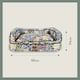 image 5 of Morris & Co Blue Strawberry Thief Dog Bed Sofa - Large Blue | L