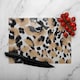 image 2 of Leopard Spots Print Glass Chopping Board | Multi