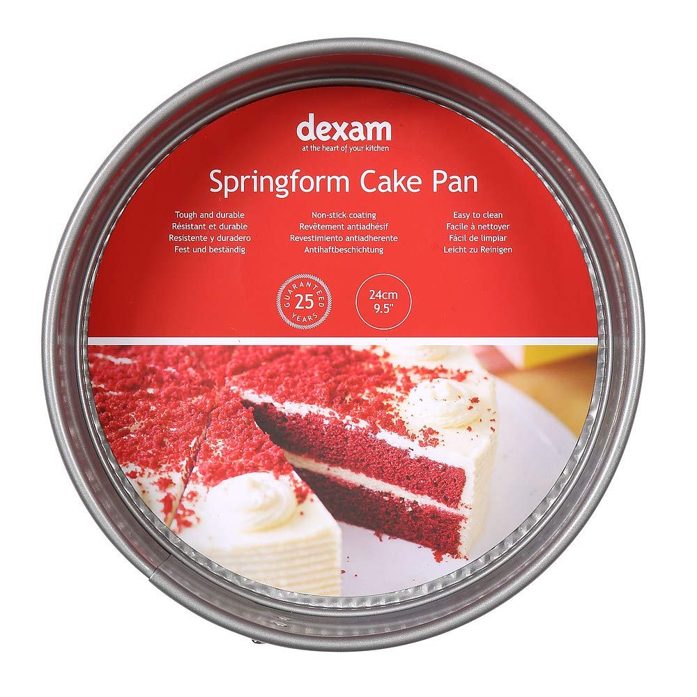dexam 9.5"/24cm Non-Stick Springform Cake Pan in Silver