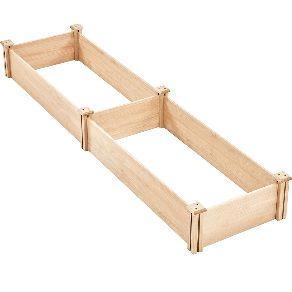 image 1 of Yaheetech Wooden Raised Garden Bed Wood