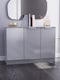 image 2 of Dover 3 Door Sideboard in Uniform Grey & Dusk Grey (Ready Assembled) | Grey | Uniform Grey & Dusk Grey