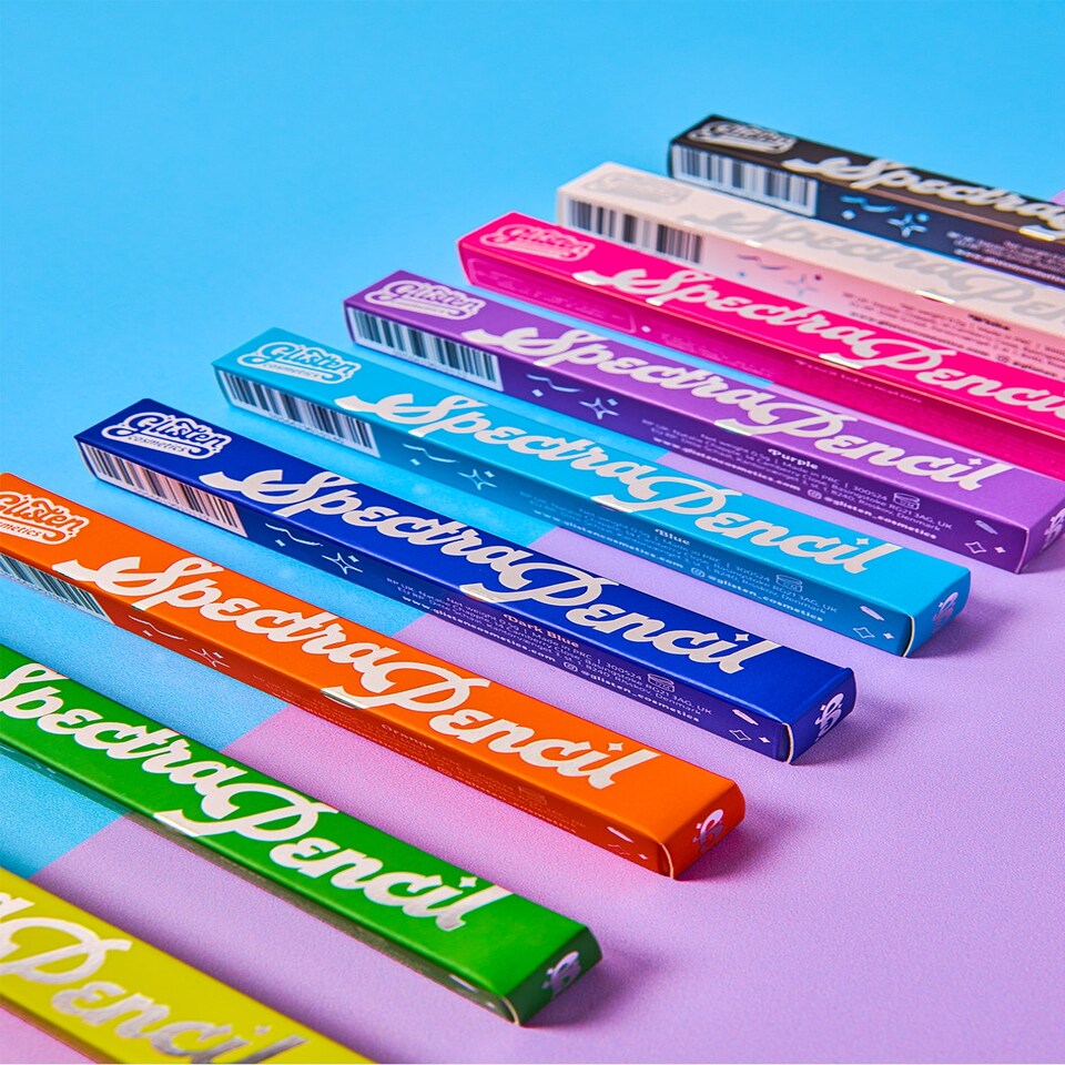 image 1 of Black Spectra Pencil - Colourful Pencil - Glisten Cosmetics Black