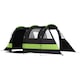 image 1 of Outsunny Blackout Camping Tent with Bedroom & Living Room for 4-5 Person, Black