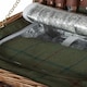 image 3 of 2 Person Green Tweed Classic Picnic Basket