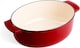 image 5 of KitchenAid Cast Iron Casserole Dish, Non-Stick 30cm, 5.6L Cooking Pot with Lid, Empire Red