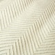 image 5 of Homescapes Off White Chevron Cotton Tufted Duvet Cover Set -