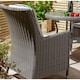 image 3 of 2 Seater Natural Stone Rattan Weave Garden Bistro Set