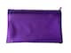 image 1 of 8x5" Frosted Purple Pencil Case - See Through Exam Clear Translucent